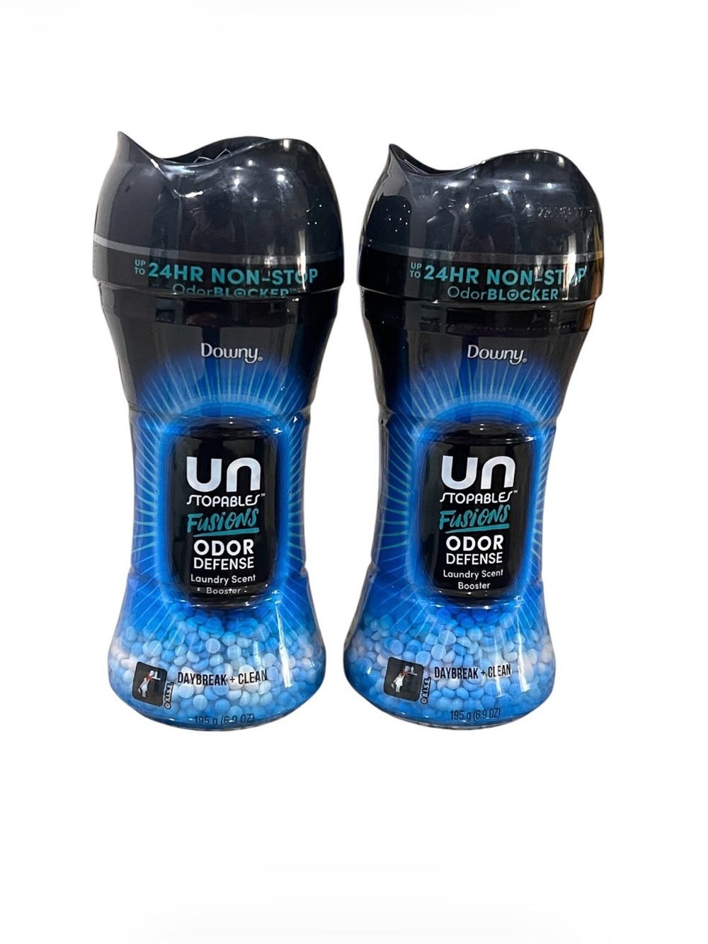 Febreze Unstopables Fusions Odor Defense Laundry Scent Booster - Blue and Black
